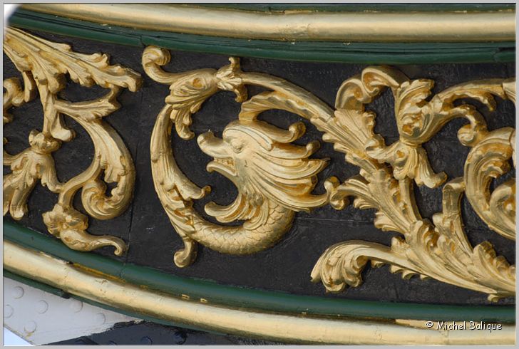 D&eacute;tail proue Amerigo Vespucci